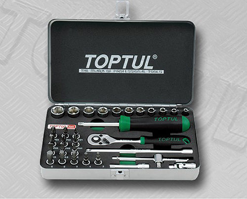Toptul Καστάνια με Καρυδάκια 1\4" 31τμχ