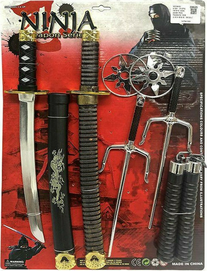 Set Ninja De carnaval Săbii 6buc 3-2142 232162 | Skroutz Romania