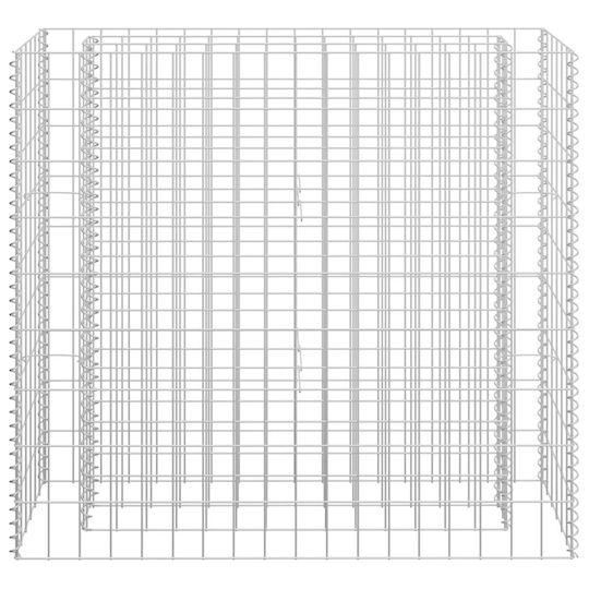 vidaXL Planter Garden Fencing Material 1pcs Silver