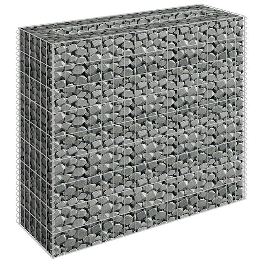 vidaXL Planter Garden Fencing Material 1pcs Silver