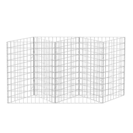 vidaXL Garden Fencing Material 1pcs Silver