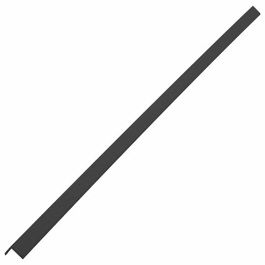 vidaXL Deck Ecke für Gartenboden aus WPC 170x4.5cm 5Stück 170cm Schwarz
