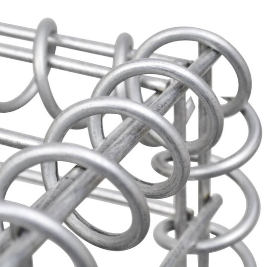 vidaXL Planter Garden Fencing Material 1pcs Silver