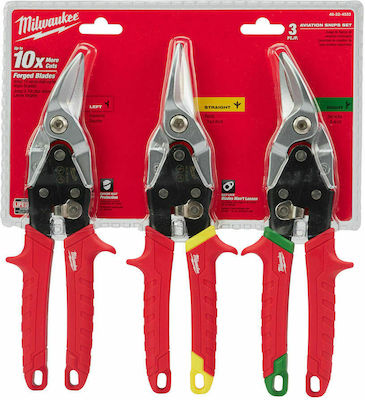 Milwaukee Sheet Metal Shears 3pcs