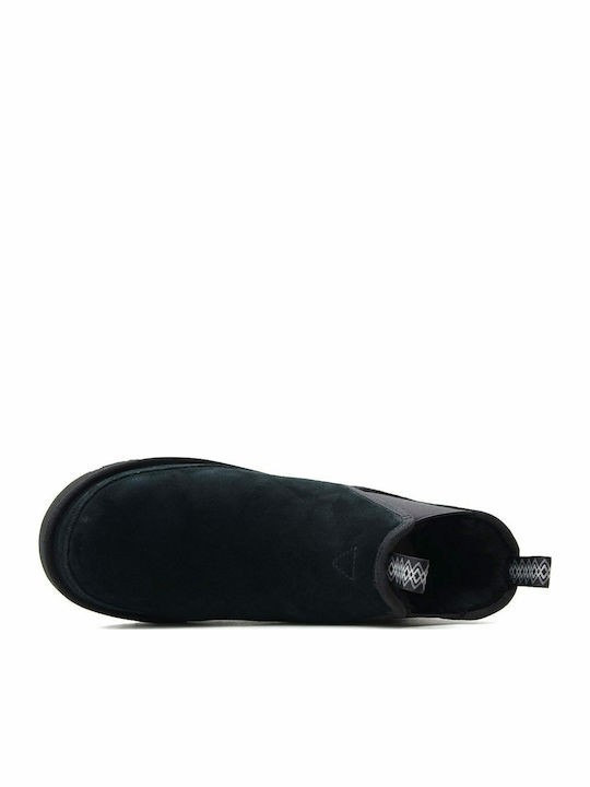 Neumel Suede Μαύρα Chelsea Μποτάκια