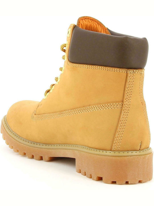 River Leather Boots Yellow / Brown