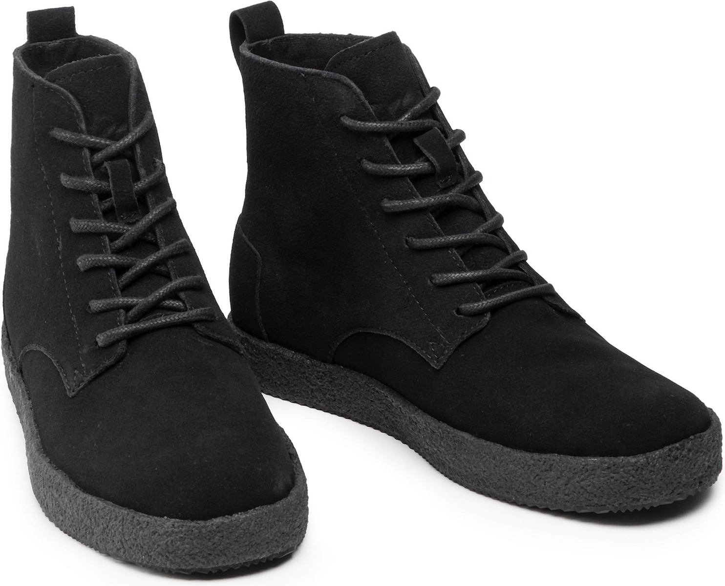 Toms Teton Δερμάτινα Μαύρα Ανδρικά 