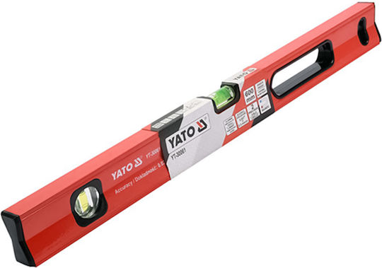 Yato YT-30061 Spirit Level Aluminum Magnetic 60cm with 2 Eyes