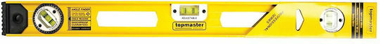 Topmaster Αλφάδι 60cm Αλφάδι Αλουμινίου 60εκ. με 3 Μάτια