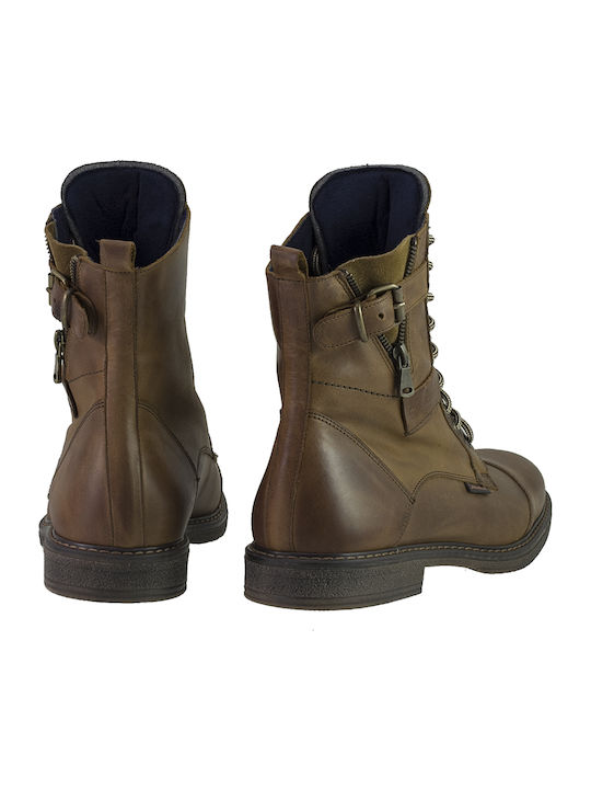 Leather Tabac Brown Boots