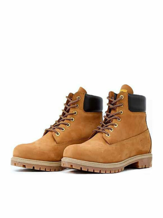 565 Leder Stiefel Cinnamon Brown