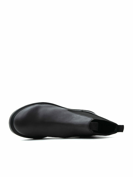 Ghete Chelsea Leather Black Chelsea Boots