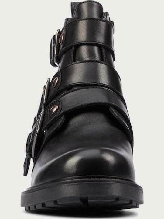 Orinoco2 Stud Кожени Дамски Ботуши Мотоциклетни Черни