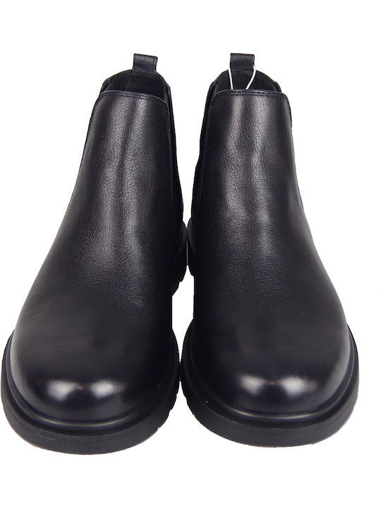 Spherica Leather Black Chelsea Boots Anatomical