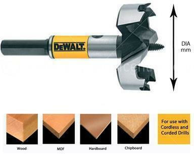 Dewalt Τρυπάνι Μεντεσέ για Ξύλο 35mm