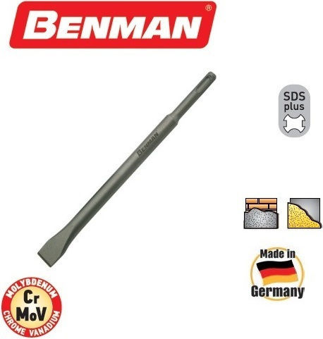 Benman Chisel Bits 250x20mm with SDS Plus Socket