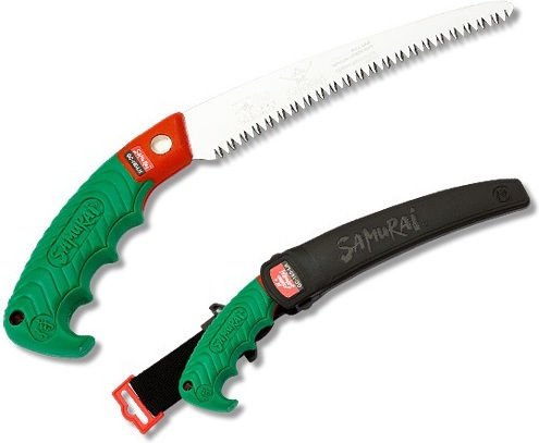 Samurai with Belt Case Pruning Hand Saw 18cm