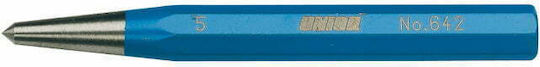 Unior Center Punch 4x120mm 601725 Center Punch With Wooden Handle