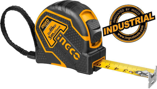 Ingco Tape Measure with Auto-Rewind 25mm x 5m