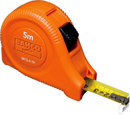 Bahco MTG-5-19 Tape Measure with Auto-Rewind 19mm x 5m