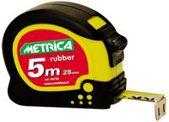 Metrica Tape Measure with Auto-Rewind 25mm x 5m