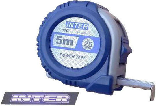 Inter Tape Measure with Auto-Rewind 25mm x 7.5m M11G7525