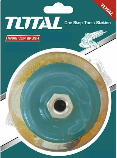 Total TAC31041 Wire Brush Bell 100mm Set of 10pcs