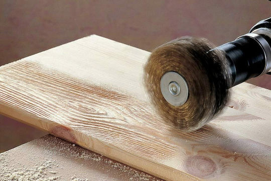 Wolfcraft 2265000 Wire Brush for Drill 80mm