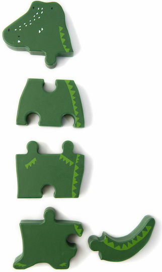 Holz Kinderpuzzle Mr Crocodile 4pcs Trixie