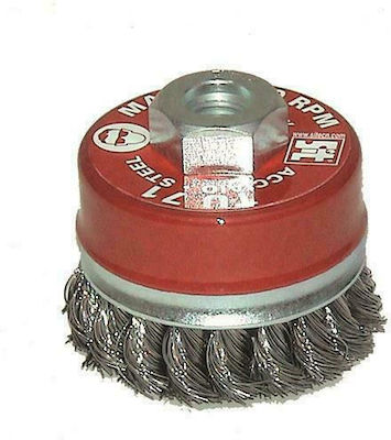 Sit Angle Wheel Wire Brush 70mm Braided Bell Μ14 240