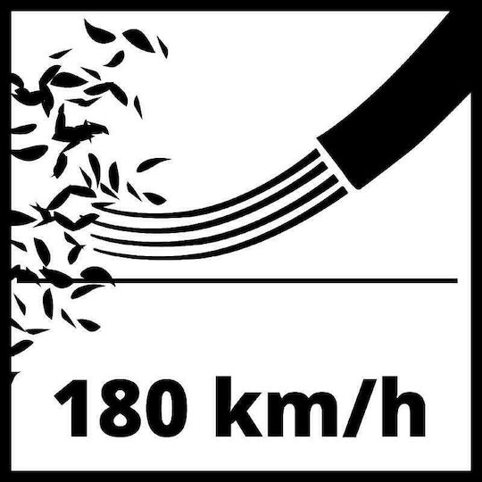 Einhell Rechargeable Blower GE-LB 36/210 Li E-Solo Blower Handheld Battery 36V Solo with Volume Control & Maximum Air Speed 210km/h