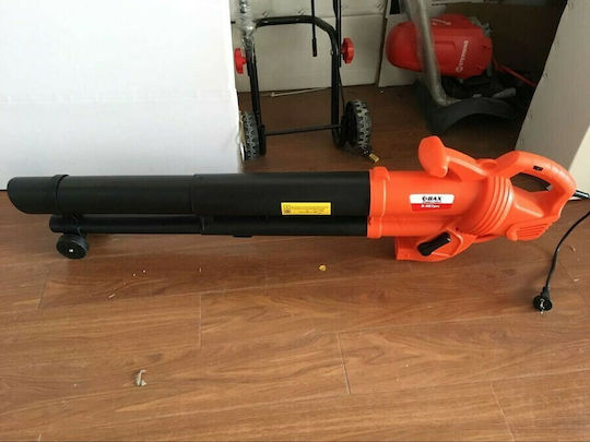 Bax Handheld Electric Leaf Blower / Vacuum 3000W with Volume Control and Maximum Air Speed 270km/h