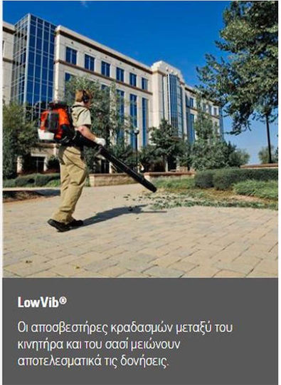Husqvarna 580 BTS Blower Shoulder Carried Gasoline 75.6cc with Volume Control & Maximum Air Speed 325km/h