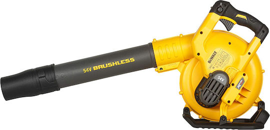 Dewalt Laubbläser Handheld Akku 54V Solo mit Lautstärkeregelung & Maximaler Luftgeschwindigkeit 195km/h