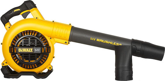Dewalt Laubbläser Handheld Akku 54V Solo mit Lautstärkeregelung & Maximaler Luftgeschwindigkeit 195km/h