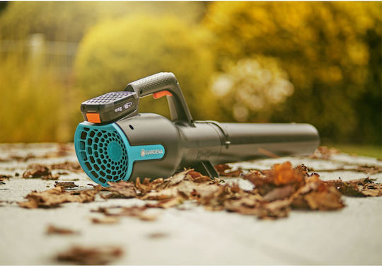 Gardena Powerjet 18v P4a Laubbläser Handheld Akku 18V Solo mit Lautstärkeregelung & Maximaler Luftgeschwindigkeit 100km/h