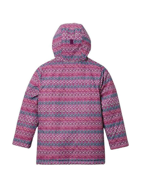 Kinderjacke Kurz mit Kapuze Mehrfarbig