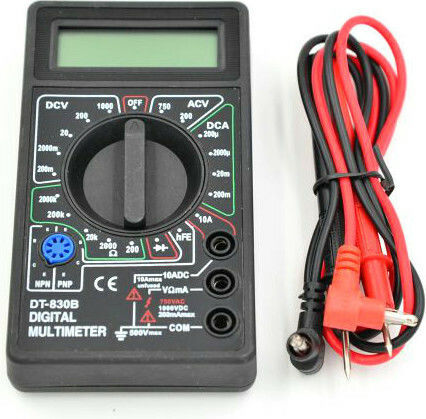 Factory DT-830B Digital Multimeter Pocket with AC / DC / Resistance Measurement