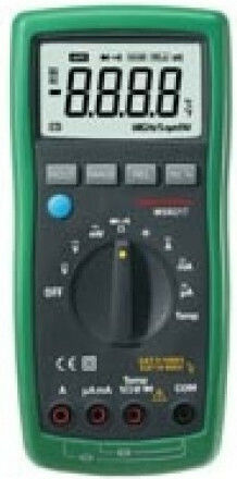Mastech MS8217 Ψηφιακό Πολύμετρο με Καπασιτόμετρο με Buzzer με Μέτρηση AC / DC / Αντίστασης / Χωρητικότητας / Θερμοκρασίας