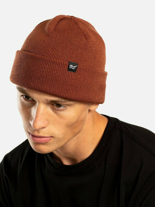 Reell Logo Beanie Brown