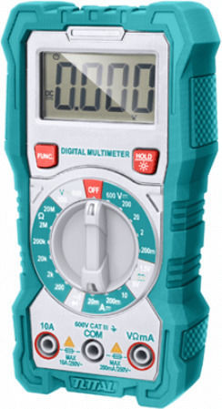 Total TMT46001 Ψηφιακό Πολύμετρο με Buzzer με Μέτρηση AC / DC / Αντίστασης