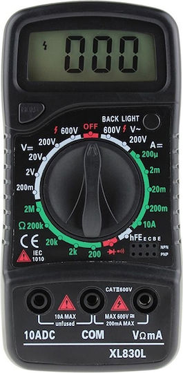Optum Digital Multimeter Pocket with AC / DC / Resistance Measurement XL830L