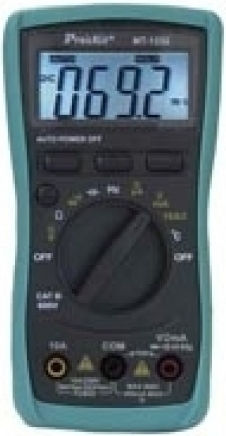 Proskit MT-1232 Ψηφιακό Πολύμετρο True RMS με Buzzer με Μέτρηση AC / DC / Αντίστασης / Χωρητικότητας / Θερμοκρασίας