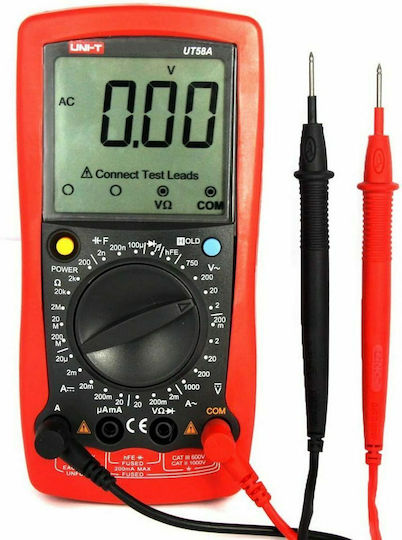 Uni-T Digital Multimeter with AC / DC / Resistance Measurement UT58A