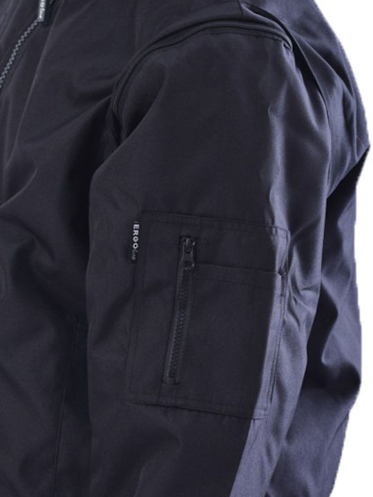 Ergo Regina Work Jacket Blue with Detachable Sleeves