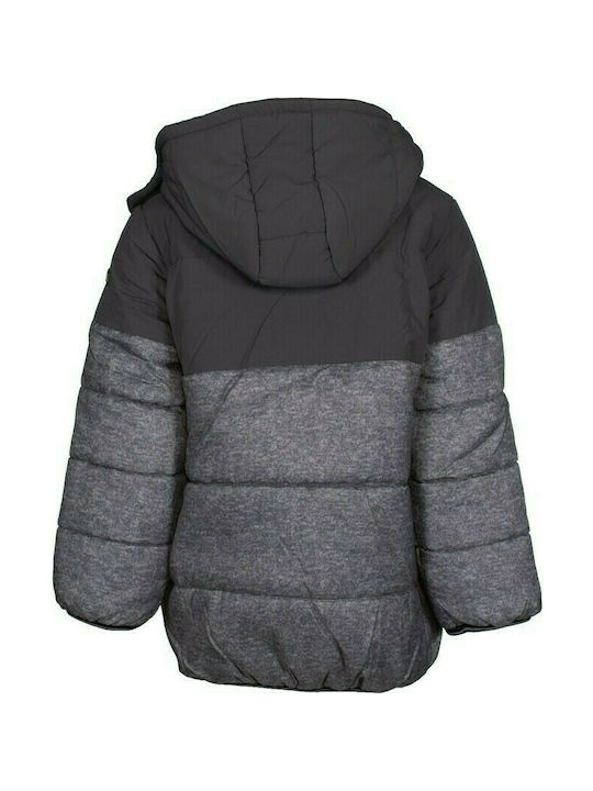 Hashtag Kinderjacke Kurz mit Kapuze Gray