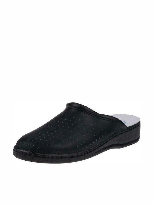 Max Relax Herren Anatomisch Clogs Schwarz