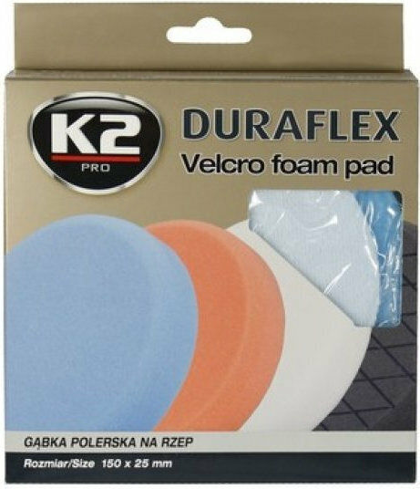 K2 Polishing Sponge 150x25mm Black Soft black L614