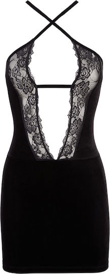 Cottelli Collection Party Velvet Dress Black
