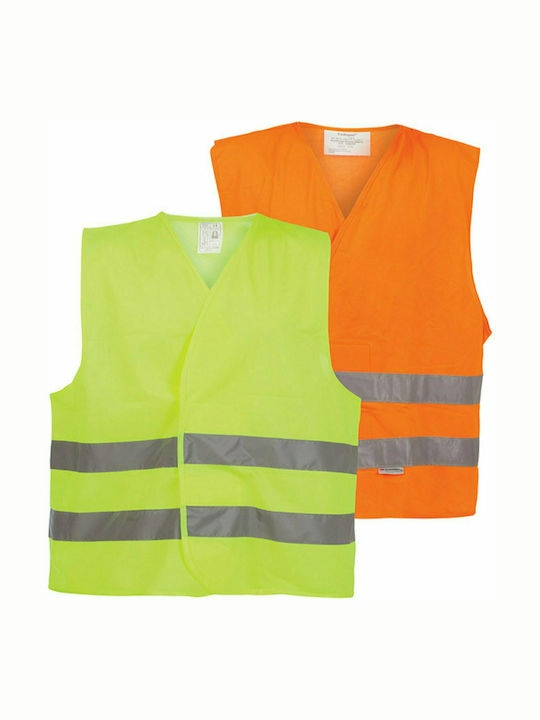 CE Waterproof Safety Vest with Reflective Film Orange